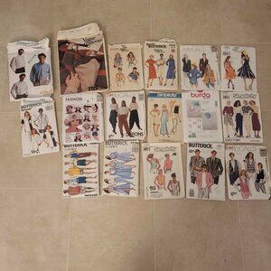 Lot - Assorted Sewing Patterns